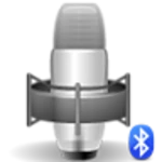 bluetooth voice recorder android application logo